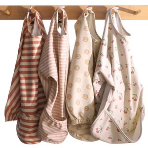 Bibs Burp Cloths Arrival Waterproof Baby Bibs Kid Clothing Children's Long Sleeves Feeding Smock Bib Baby Apron Bandana Bibs Baby Stuff 231006