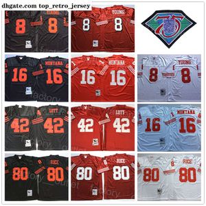 Mitchell and Ness Men's Football Jerseys 75th Anniversary Throwback Football Jersey