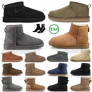 Designer australia ugge boots Damen-Plattform pelzige Leder uggs Führung Winter Schnee Super Mini kurze Stiefel Freizeit Schuhe【code ：O】