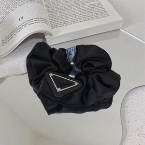 Moda triângulo bandana elástico hairbands titular rabo de cavalo laços de cabelo feminino scrunchies elegante para meninas acessórios de cabelo247z