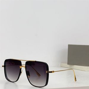 New fashion design men sunglasses S157 metal square frame retro simple and generous style high end UV400 lens protection eyewear