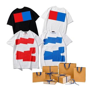 Men Women T shirt Casual Fashion Tee Tops T-shirt Letters Square Printing Loose Tees Comfortable Breathable Summer Womens Top S-2X251a