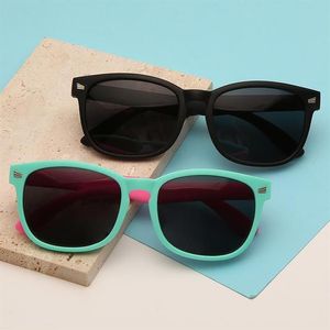 Sunglasses With Bag Rubber Polaroid Baby Girl Kids Children Heart TR90 Black Pink Sun Glasses For Polarized Flexible2756