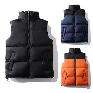 Men's vests puffer jacket vest designer gilet bodywarmer black white gray brown Color blockcorrect version vest jacket outerw245b