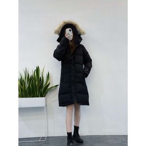 Designer Canadian Goose Mittellange Version Puffer Down Damenjacke Daunenparkas Winter Dicke warme Mäntel Damen Winddicht Streetwear137 Winter01