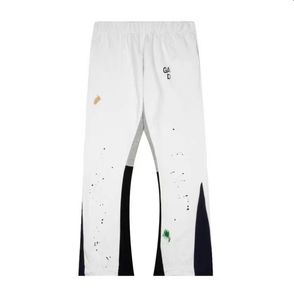 Designer Mens Calças Galleryes Depts Multi Painel Queimado Mulheres Esportes Soltos High Street Sweatpants Vintage Calças Hip Hop Pant D22