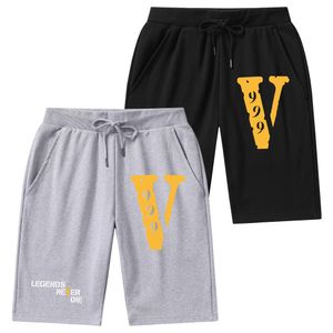 Men's Fashion VLONE Pants Basketball Sports Shorts Designer Brand Fitness Sports Shorts Summer Breathable Pure Cotton Beach Pants versatile beach pants