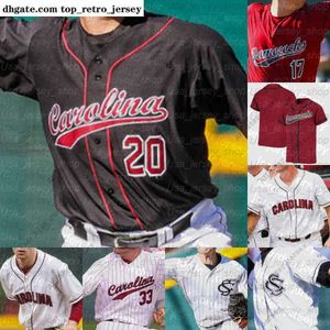 Jerseys New Wear 2021 NCAA Gamecocks College Baseball Jerseys Noah Campbell 3 B