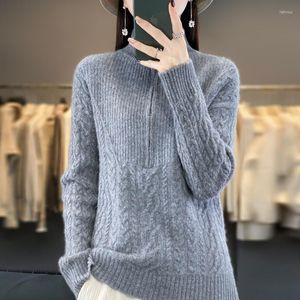 Женские свитера осень/зимний пуловер. Случайный трикотажный