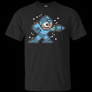 T-shirt da uomo T-shirt da uomo stampata T-shirt in cotone Mega Maker O-Collo T-shirt da donna a manica corta282d