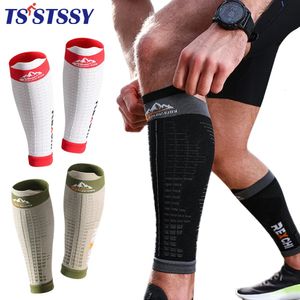 Protective Gear 1Pair Calf Compression Sleeves Men Women Socks Brace Muscle Pain Relief for Running Marathon Hiking Soccer 231005