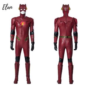 New Red Disguise Man Barry Cosplay Costume Leather Cosplay Outfit Suit Halloween Carnival Costumes for Man Custom Sizecosplay