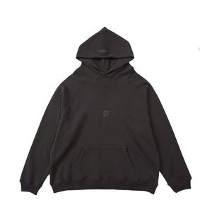 22FW Front Flocking Printing Logo Hoodie USA Autumn Winter Skateboard Hoody Fleece Warm Hooded Sweathirt Coral Colors2246