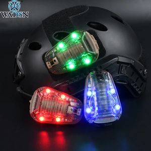 Ski Helmets WADSN STAR Tactical Helmet Strobe Light Waterproof Multipurpose Ladybird Lamp Outdoor Survival Safety IR Flashlight 231005