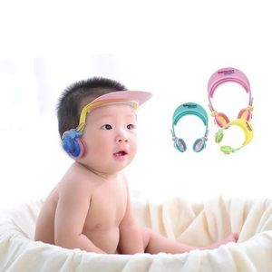 Dusch Caps Safe Shampoo Baby Shower Cap Bathing Bath Protect Soft Cap Hat For Baby Children Barn Gorro de Ducha Tonsee SS1834 231006