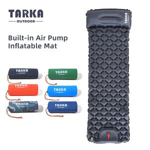 Outdoor-Pads TARKA Isomatte Eingebaute Inflatorpumpe Reisematte Ultraleichte aufblasbare Matratze Campingausrüstung für Wandertouristen 231005