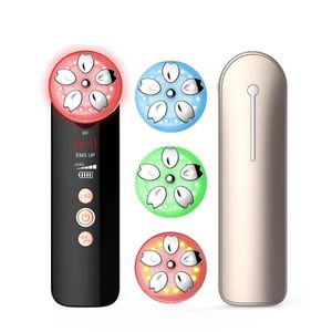 Face Care Devices EMS RF Wrinkle Removal Beauty Massager MicroCurrent Lifting Tigthen Radio Frequency LED Pon Skin Rejuvenation 231006