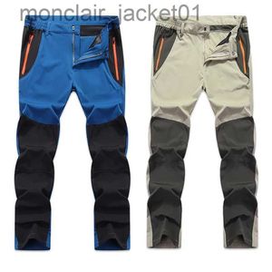 Pantaloni da uomo Pantaloni da trekking da campeggio Pantaloni resistenti all'usura Pantaloni anti-UV ad asciugatura rapida Pantaloni elastici impermeabili Arrampicata Trekking Primavera Estate J231006