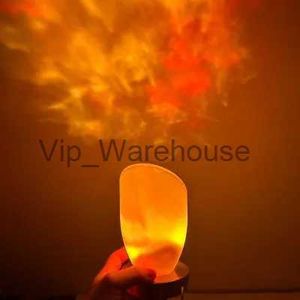 Table Lamps Water Ripple Flame Atmosphere Table Lamp Colorful Night Light Bedroom Bedside Light Desk Decoration Home Decor Creative Gift YQ231006