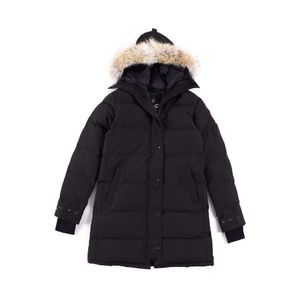 Designer canadense ganso meados de comprimento versão puffer para baixo jaqueta das mulheres para baixo parkas inverno grosso casacos quentes das mulheres à prova de vento streetwear510 inverno01