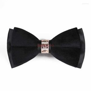 Laços Bowtie Mens Ajustável Veludo Pré-Amarrado Prom Luxo Casamento Adulto Acessórios Formais Gravata Gravata Cravat Party MP88