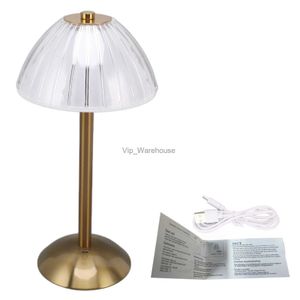 Bordslampor bredvid bordslampan Stepless Dimning Touch Switch Night Light Industrial Table Lamp LED USB Laddningsbar för bar för kafé YQ231006