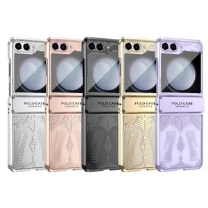 Patrzenie dla Samsung Galaxy Z Flip 5 4 3 Flip3 Flip4 Case Armour Ochrona Ochrony Zawiasu