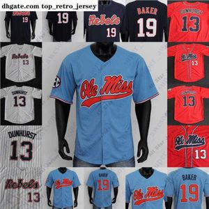 Ole Jerseys Miss Baseball Jersey Justin Bench Reagan Burford Harris Ben van Cleve Hayden Leatherwood Kemp Alderman