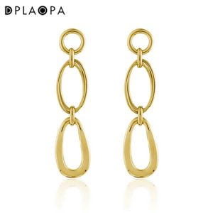 Ear Cuff DPLAOPA 92 5 Silver Plated Gold Locker Chain Thicker Earring Long Women Wedding Jewelry Fashion Piercing Pendiente 231005