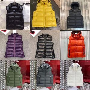 Mens Down Vest Kurtka parkas płaszcz kamizelki kamizelki kamizelki wiatrówki mody kurtki szczupły gorset gęsty strój kieszonkowy veste274l