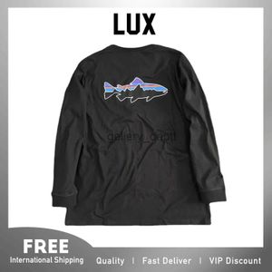 Men's Hoodies Sweatshirts Lux Trendy Fashion Style Tees Long Sleeves Sweatshirts for Women and Man Unisex Oversized Casual Shark Print Sporty Cotton J231006