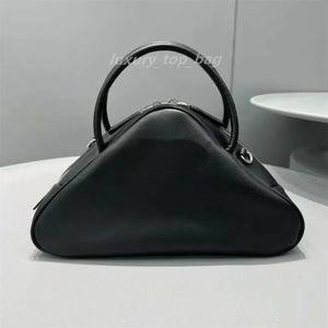 Fashion Bags High-end designer Nuovo Triangolo Tote All Black Leather Tote Classic sequin-shaped tote bag Alphabet Print shoulder bag