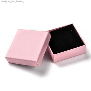 Jewelry Boxes 32Pcs Jewelry Display Box Cardboard Ring Boxes with Sponge for Small Watches Necklaces Earrings Bracelet Jewelry Gift PackagingL231006