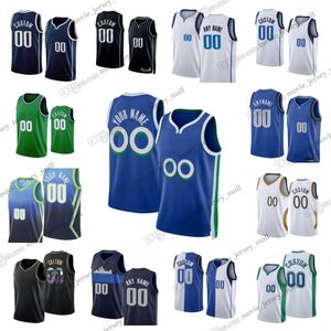 Camisas de basquete impressas personalizadas da nova temporada 2023-24 Luka Tim Doncic Hardaway Derrick Jones Dereck Lively Olivier-Maxence Prosper Grant Williams A.J. Lawson Brown