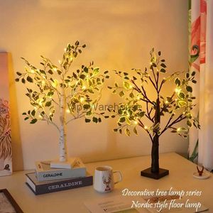 Bordslampor 23.62 tum trädlampa LED -belysningsträd för festscene semesterdekor Formbordslampa för hemmakontor vardagsrumsdekoration YQ231006