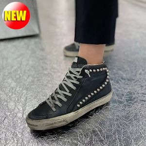 Italien Marken Designer Drity Schuhe Neuerscheinung Mode Super Ball Star Sneakers Damen High Top Schuhe Luxusschuhe m1015