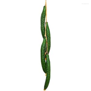 Decorative Flowers 1pc Lifelike Artificial Vegetable Realistic Fake Cucumber Home Kitchen Decor Pography Props DIY Accessories