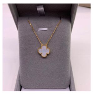 Classic Four Leaf Clover Necklaces Pendants Mother-of-pearl Stainless Steel Plated 18k for Women Girl Valentine's Mother's Day Engagement Jewelry-gift Wholesale9okj
