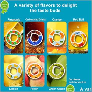 Wasserflaschen 7 teile/satz Aroma Pods Duft Frucht Geschmack Up Flavour Flavour Pod 0 Zucker Verwendet in aromatisierte Trinkflasche Drop Deliv Dhloz