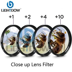 Outros produtos de câmera Lightdow Macro Close Up Lens Filter 12410 Kit 49mm 52mm 55mm 58mm 62mm 67mm 72mm 77mm para câmeras 231006