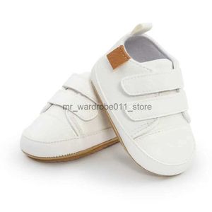 First Walkers PU Casual Baby Shoes Kids Sneakers Baby Girl Boy Solid Color Kids Shoes Socks Infant Toddler Non Slip Sports Shoes Q231006