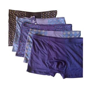 5pack mycket stora och höga extra män plus storlek underkläder boxare underbyxor stammar shorts stretch andas underbyxor 5xl 6xl 7xl232w