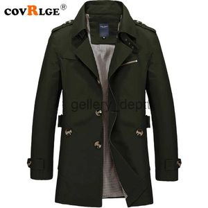 Giacche da uomo Covrlge Nuovi uomini Moda Giacca stile inglese Cappotto Primavera Marca Uomo Casual Fit Cappotto selvaggio Giacca Tinta unita Trench Cappotto Maschile J231006