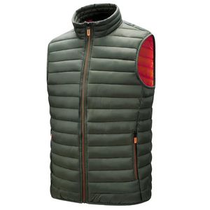 Männer Westen Plus Größe M6XL Männer Weste Jacke Herbst Winter Weste Einfarbig Männlich Baumwolle Ärmellos 231005