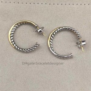 Silberohrringe Sterling Mode Ohrringe Designer Versand 18k Schmuck Bijoux Frau kostenlos mit Ohrring Luxus vergoldet A11L