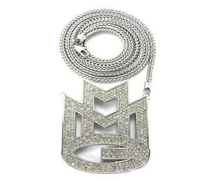 Cara New Iced Out Maybach Music Group MMG Pendant 36 Franco Chain Maxi Necklace Hip Hop Necklace Emen039s Chokers Neckla257K34065132