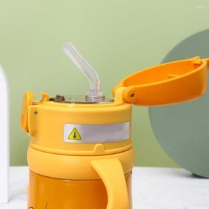 Bottiglie d'acqua 1 set Pratica tazza termica in acciaio inossidabile per bambini che rimbalza riempimento d'acqua per uso alimentare