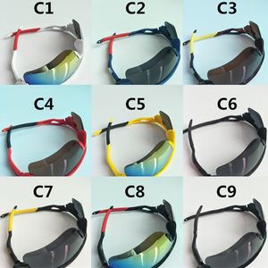 Marka Yarım Çerçeve Güneş Gözlüğü Erkekler için Tasarımcı Gözlükler Kadın Spor Güneş Gözlükleri UV Koruma Gözlükleri