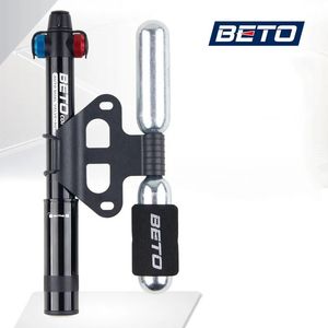 Bisiklet pompaları beto co2-008a dağ bisikleti 160psi mini pompa taşınabilir şişirme yüksek basınçlı pompalar presta/schrader eieio bisiklet parçaları 230928