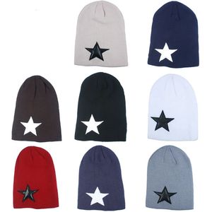 BeanieSkull Caps Estrela Outono Inverno Unisex Beanie Moda Ao Ar Livre Homens Mulheres Crânio De Malha Caps Gorro Tendência Bboy Hip Hop Cap GH147 231006